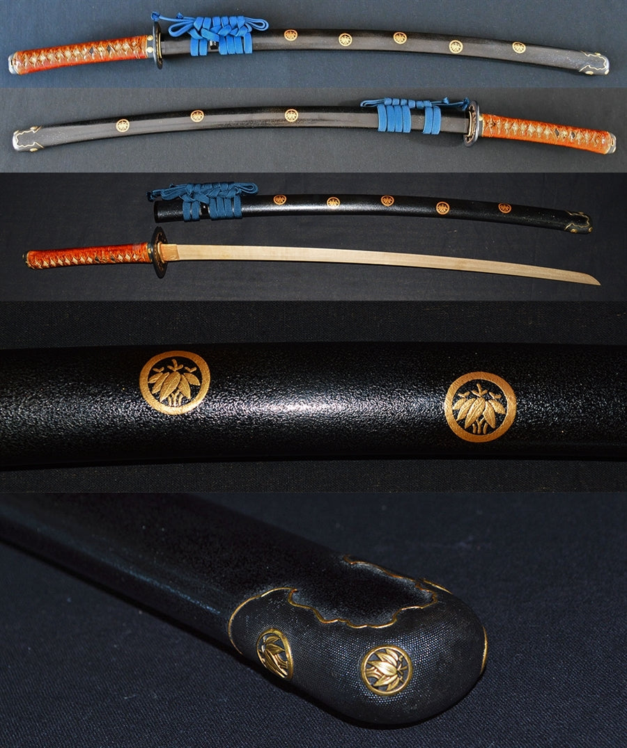 丸に三つ葉葵紋入大名拵 Maruni-mitsuba-Aoimon Daimyo-Koshirae 品番:KO003