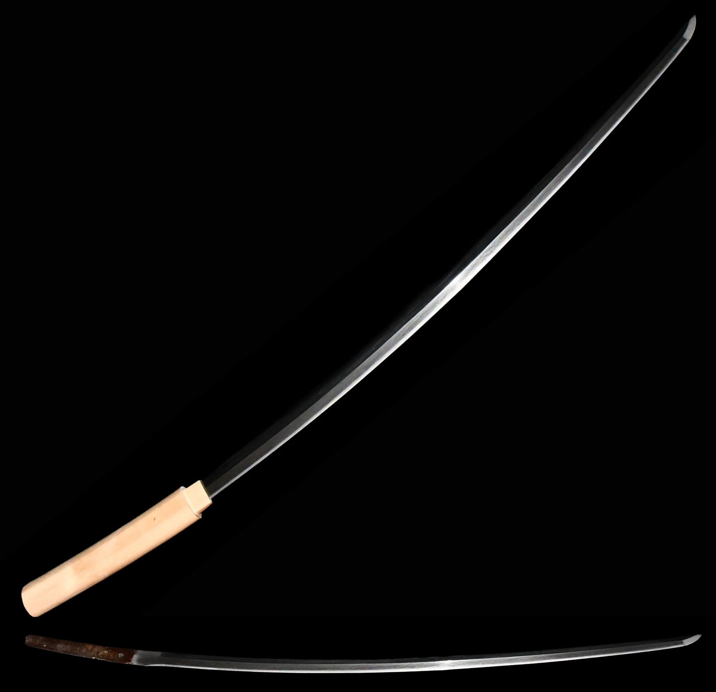 刀 □□景光 吉光(真鍮貼付)赤茶塗打刀拵(保存会鑑定書付) Katana Kagemitsu Yoshimitsu(Brass Paste) 品番:MB048