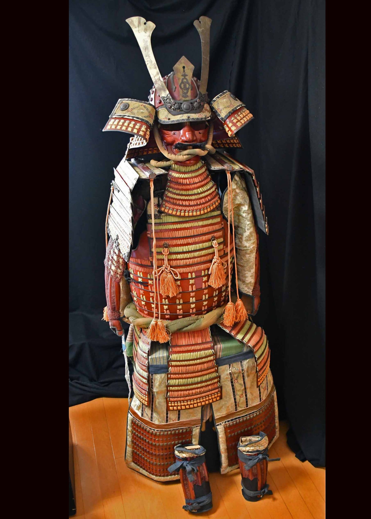 金小礼沢潟威二枚胴具足 甲冑 江戸時代 ARMOR Edo Period 品番:MB024