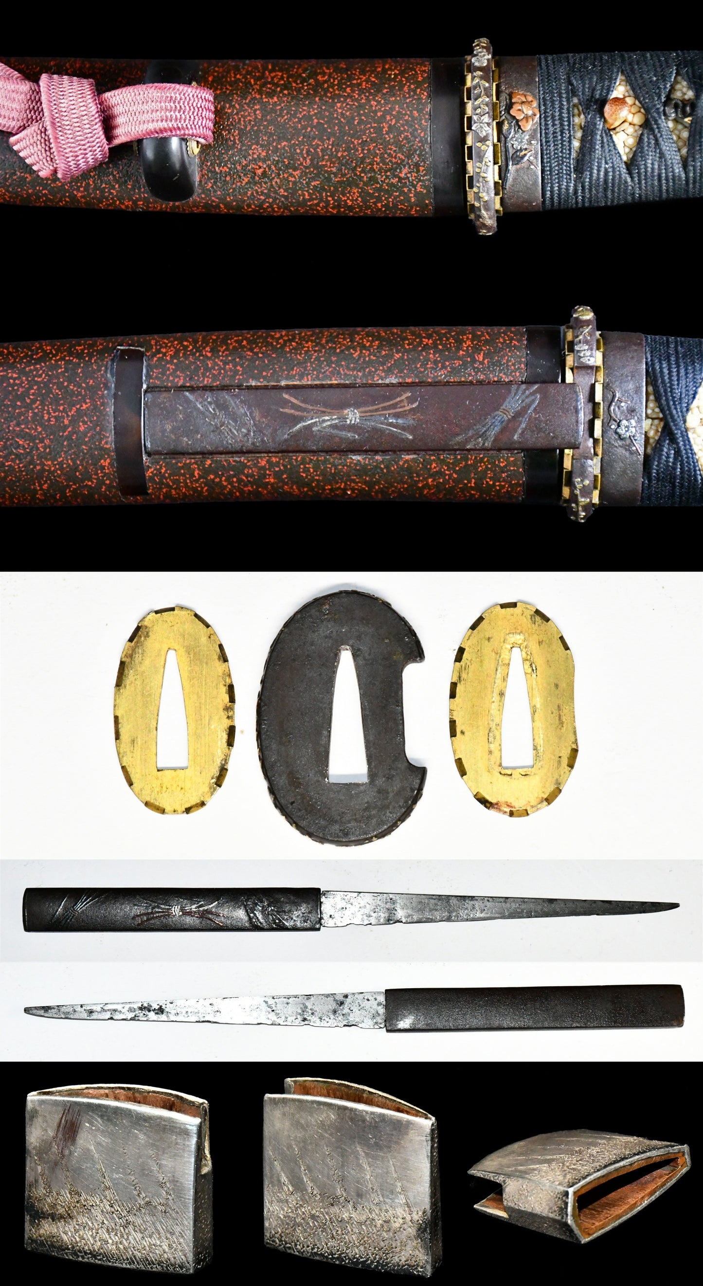 脇指　羽州村山郡月山弥八郎貞吉　於牛込造之　保存刀剣鑑定書 WAKIZASHI　Ushu Murayama-gun Gassan Yahachirou Sadakichi Oite Ushigome tsukurikore ［NBTHK： Hozon］　品番：ＷＡ０４３