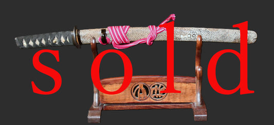 脇指　銘　青木平元長作　得能鑑定 Wakizashi　Aokitaira Motonaga saku　品番：ＭＢ０５６