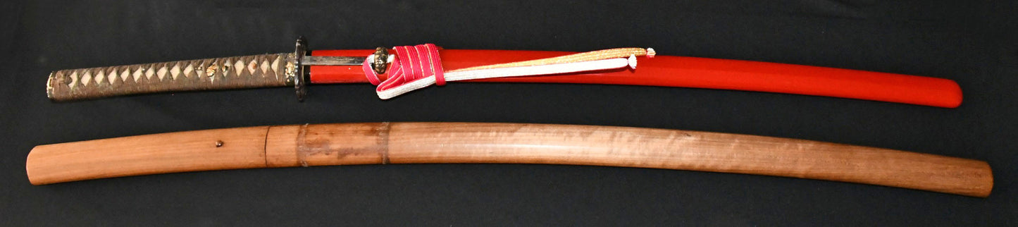 刀　無銘　（藤原高田）保存刀剣鑑定書 Katana  No signature　Fujiwara Takada  ［NBTHK：Hozon］ 品番：ＭＢ０７８