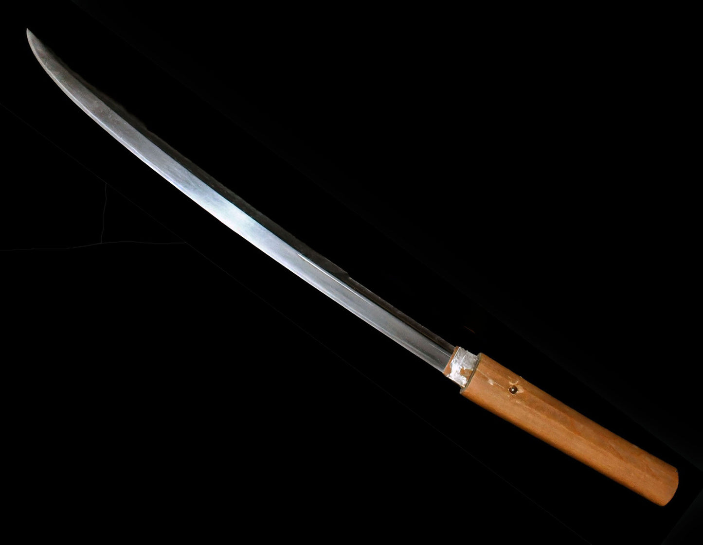 薙刀直し脇指　無銘　（古金剛兵衛）（切付銘）月　特別保存刀剣鑑定書 Naginata naoshi wakizashi  No signature (Kokongouhe) (kiritsuke mei)　Tsuki ［NBTHK：Tokubetsu Hozon］ 品番：ＷＡ０３８