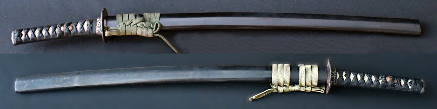 脇指　銘　賀州住藤原景平　保存刀剣鑑定書 Wakizashi Kasyusumi Fujiwara Kagehira ［NBTHK：Hozon］ 品番：ＷＡ０３９