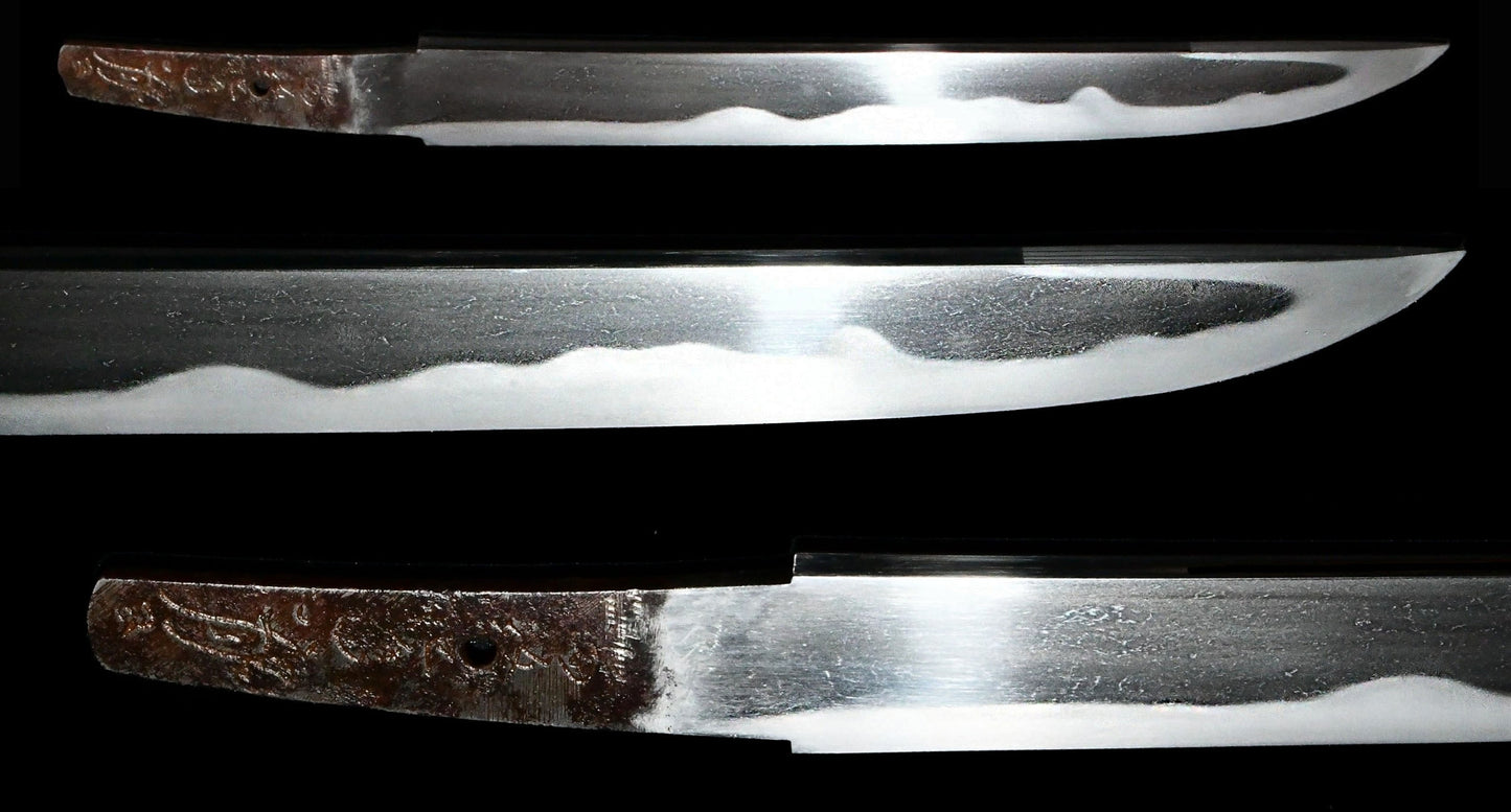 短刀　芙蓉旭　安政巳年八月日（伝月山貞吉） Tanto　Fuyou Asahi  ansei hebidoshi8gatsuhi （Gassan　Sadayoshi）  ［HOZONKAI］　品番：ＴＡ００７