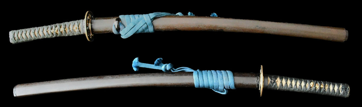 脇指　無銘　備州住（以下切）（法華）応安（以下切）特別保存刀剣鑑定書 Wakizashi No signature Bishu sumi hokke ouan ［NBTHK：Tokubetsu Hozon］ 品番：ＷＡ０４０