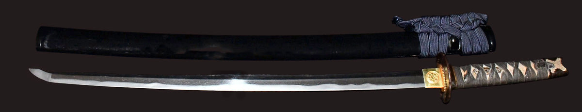 脇指　河内大掾藤原義植　越前住　保存刀剣鑑定書 Wakizashi Kawachi－daijo Fujiwara Yoshitane Echizen-sumi ［NBTHK: Hozon］　品番：ＷＡ０３３