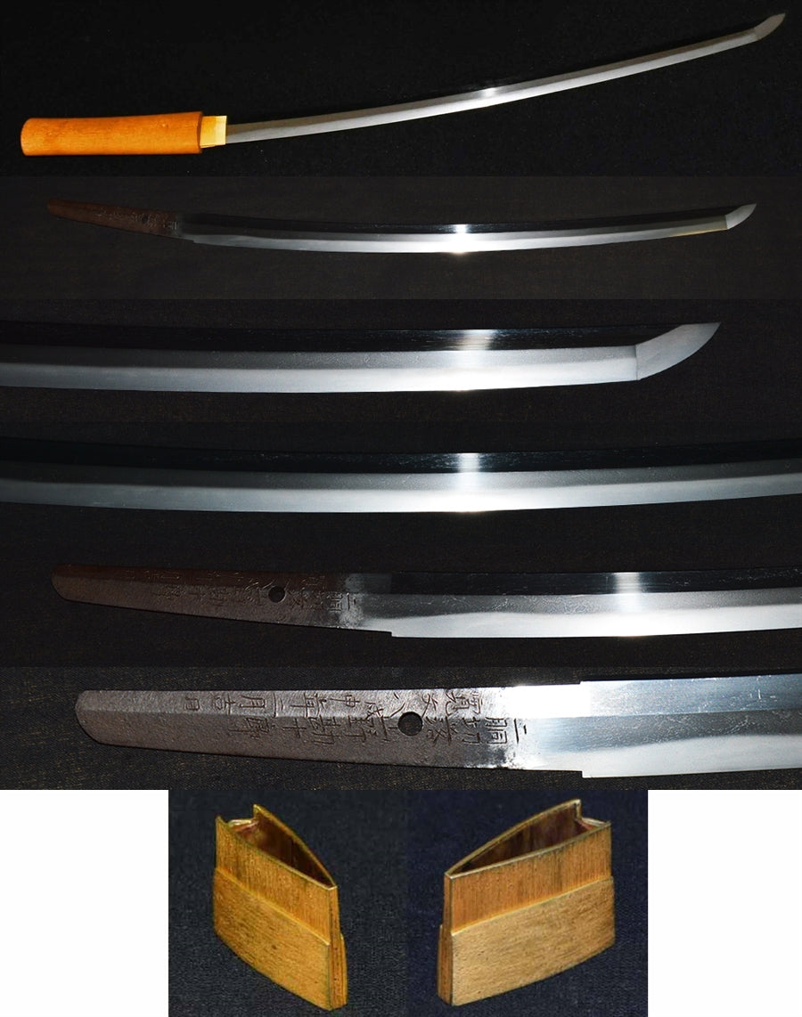 10月登録）白鞘入り刀（初代）【近江守法城寺橘正弘】【脇毛二ノ胴裁断